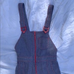Vintage 70s denim overalls jumpsuit